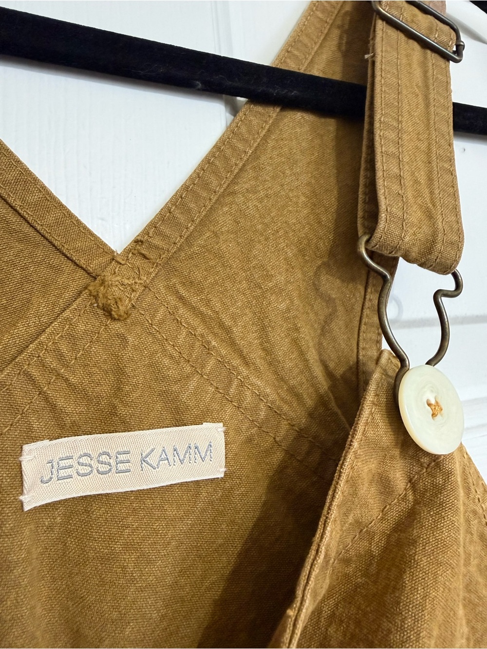 Jesse Kamm overalls in cork slow fashion lux natural fibre clothing brand - Picture 8 of 12
